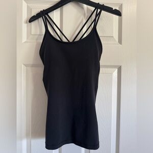 Lululemon Athletica Black Strappy Tank